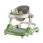 Foldable 3-in-1 Plastic Baby Walker with Silent Wheels for 6-12 Months